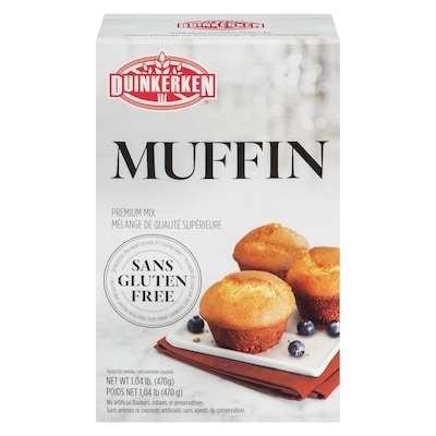Duinkerken Muffin Premium Gluten Free Baking Mix 470 g, $1.59/100g