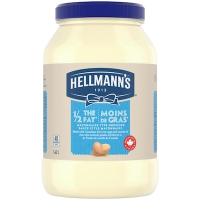Hellmann's Mayonnaise Type Dressing  Light ½ Fat  1.42 l, $0.67/100ml