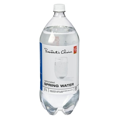 President's Choice Carbonated Spring Water 2 l, $0.11/100ml