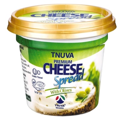 Tnuva Kosher Cream Cheese Spread, Olive 225 g, $4.88/100g