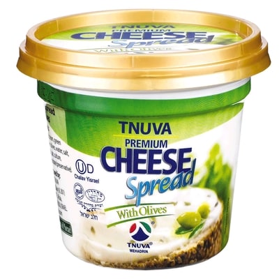 Tnuva Tartinade au fromage à la crème, olives casher 225 g, 4,88 $/100g