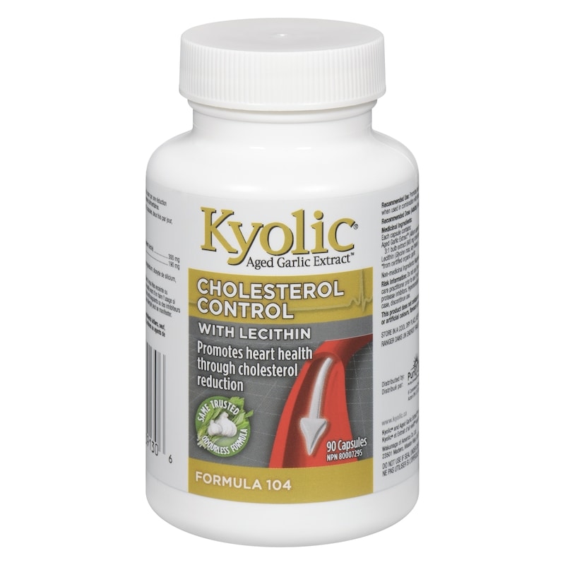 Aged Garlic Extract, Cholesterol Formula 104 