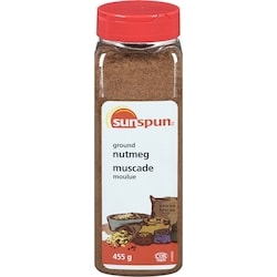 Sunspun Muscade moulue 455 g, 3,14 $/100g