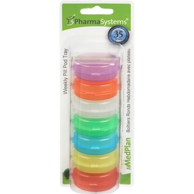PharmaSystems uMedPlan Weekly Pill Pod Tray 1 ea, $7.99/1ea