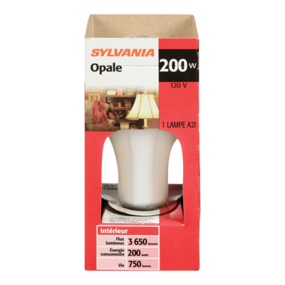 Sylvania Ampoule A21 de 200 W 1 ea, 2,27 $/1ch