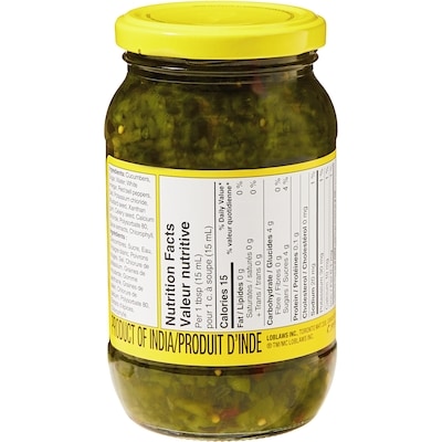 Relish verte sucrée