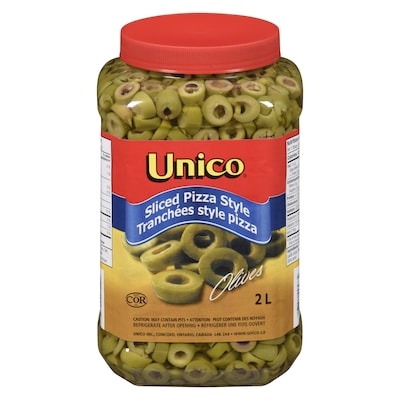 Unico Pizza Olives 2 l, $0.57/100ml