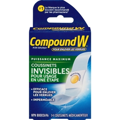 Compound W Bandes invisibles 14 ea, 1,14 $/1ch