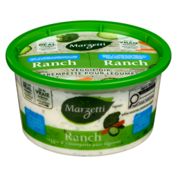 Marzetti Trempette ranch légère pour légumes 340 g, 1,47 $/100g