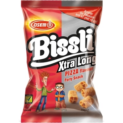 Osem Bissli Snacks, Pizza Flavour 70 g, $5.41/100g
