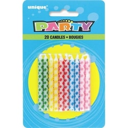 Diamond Dot Birthday Candles, 20ct