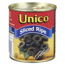 Black Olives, Sliced Ripe