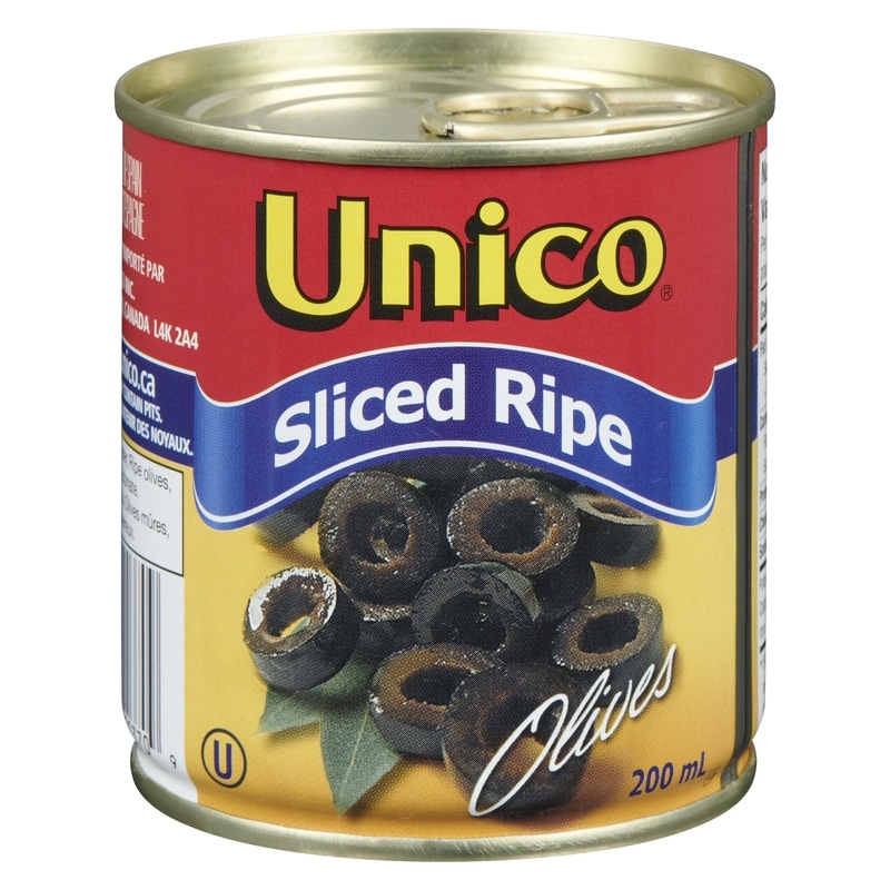 Black Olives, Sliced Ripe