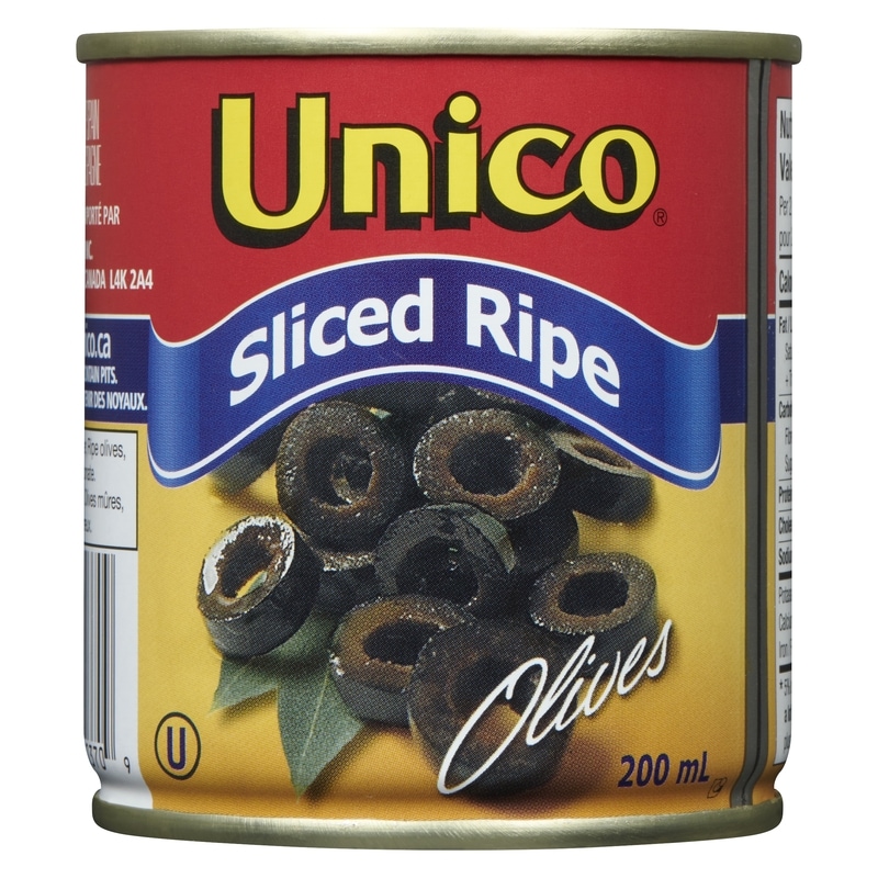 Black Olives, Sliced Ripe
