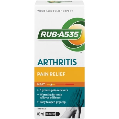 Rub A535 Arthritis Pain Relief Roll-On Lotion 88 ml, $21.01/100ml