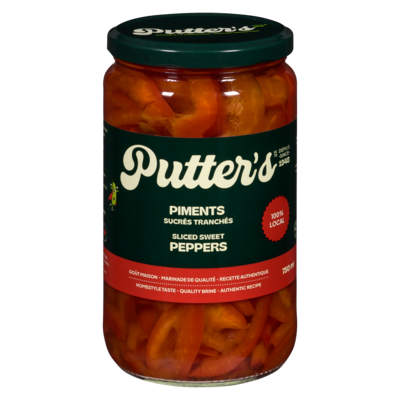 Putter's Sliced Sweet Peppers 750 ml, $0.63/100ml