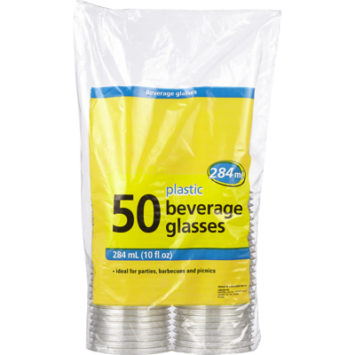 No Name Beverage Glass 10Oz 1 ea, $0.16/1ea