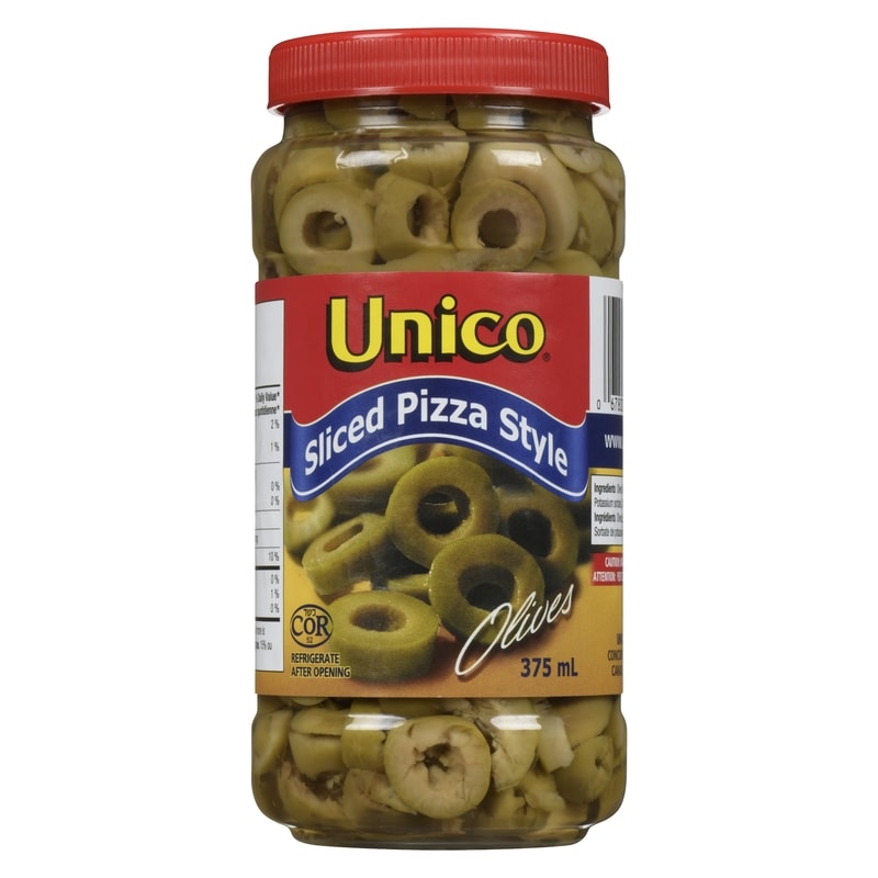 Olives, Pizza Style