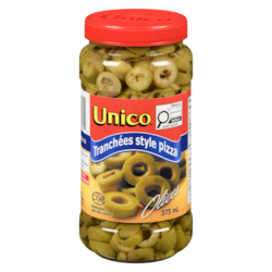 Unico Olives style pizza 375 ml, 1,20 $/100ml