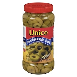 Unico Olives style pizza 375 ml, 1,20 $/100ml