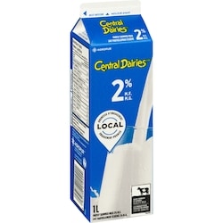 Central Dairies 2% Milk - 1 l | Dominion Stores of Newfoundland