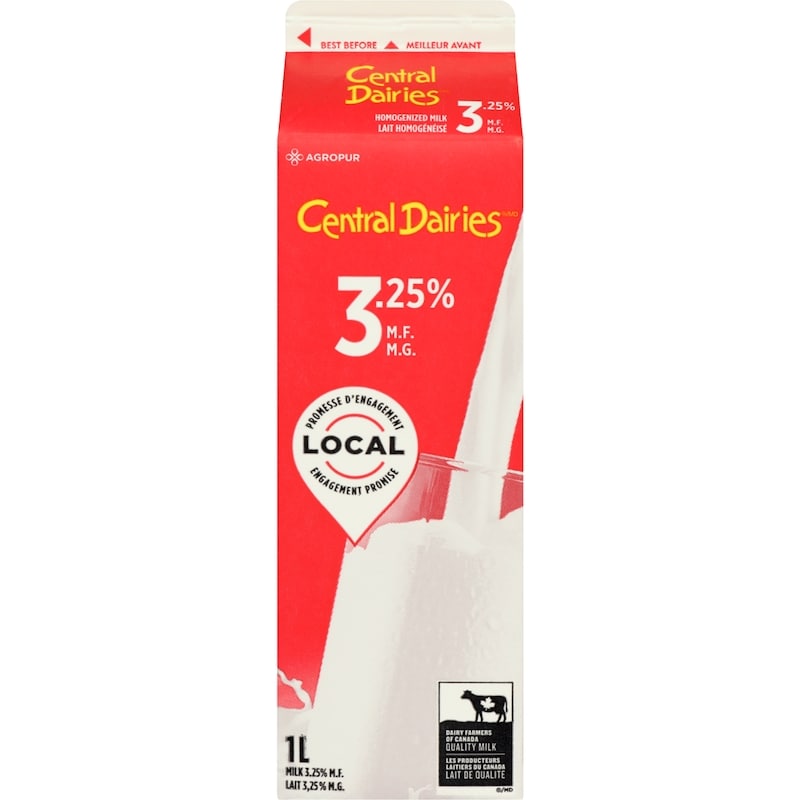 Central Dairies 3.25% Homogenized Milk - 1 l | Dominion Stores of