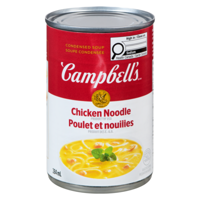 Campbell’s Soupe poulet et nouille condensée 284 ml, 0,52 $/100ml