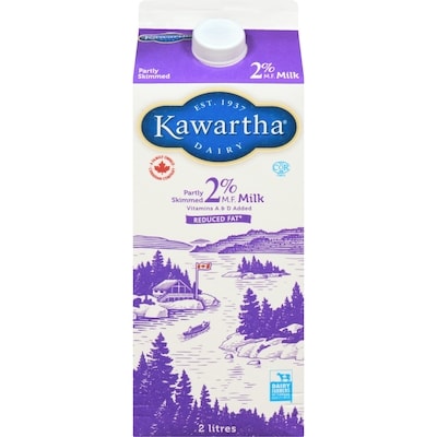 Kawartha Milk, 2% 2 l, $0.27/100ml
