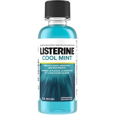 Listerine Rince-bouche antiseptique Cool Mint 95 ml, 3,46 $/100ml