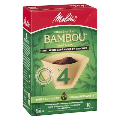 Filtre à café en bambou no 4