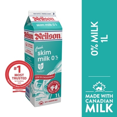 Neilson 0% Skim Milk 1 l, $0.36/100ml