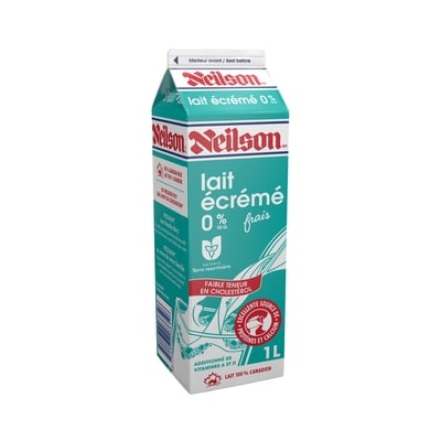 Lait écrémé régulier 0%