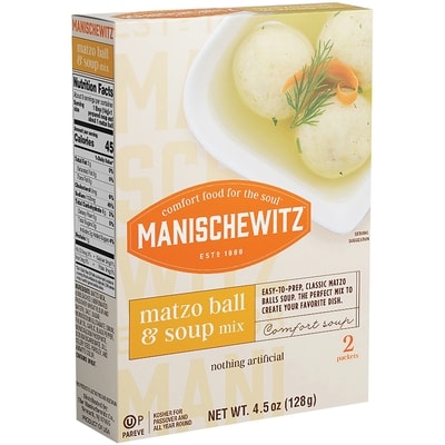 Manischewitz Kosher Matzo Ball Soup Mix 128 g, $2.34/100g