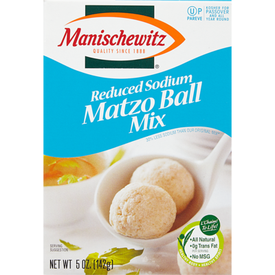 Manischewitz Kosher Reduced Sodium Matzo Ball & Soup Mix 140 g, $3.56/100g