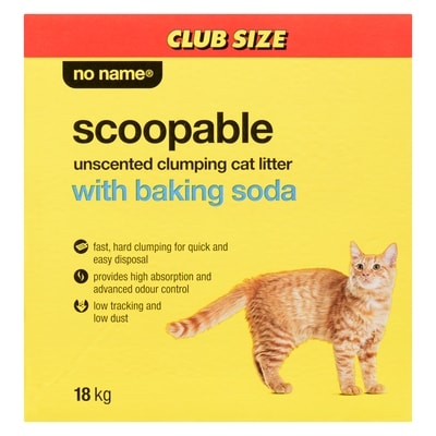 Scoopable Unscented Clumping Cat Litter with Baking Soda