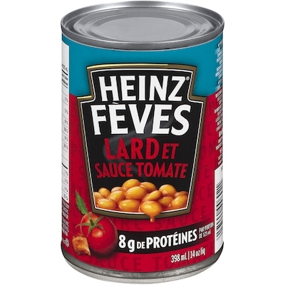 Heinz Fèves Originales Lard Et Sauce Tomate, 398 Ml 398 ml, 0,75 $/100ml