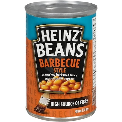 Heinz Chipotle BBQ Style Beans In A Smokey BBQ Sauce 398 ml, $0.55/100ml