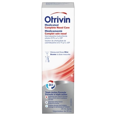Otrivin Medicated Complete Nasal Care (Spray) (Measured Dose Mist) 20 ml, $69.95/100ml