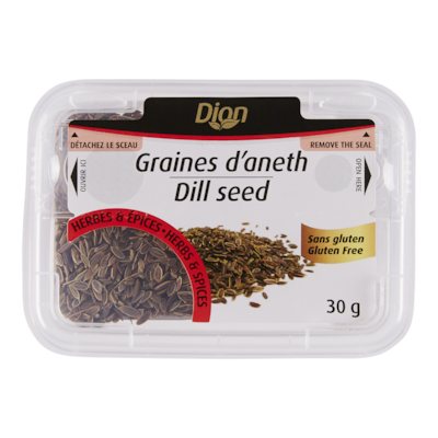 Dion Graines d’aneth entières 30 g, 9,30 $/100g