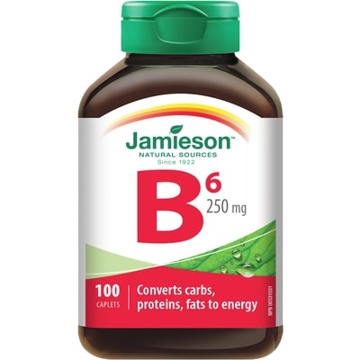 Jamieson Vitamin B6 250 mg (Pyridoxine) 100 ea, $0.20/1ea
