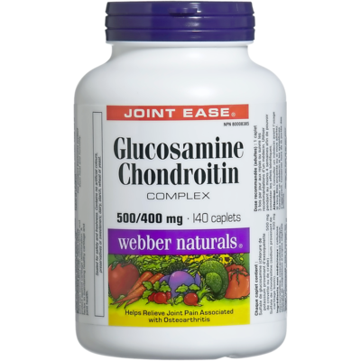 Webber Naturals Complexe de glucosamine chondroïtine 140 ea, 0,17 $/1ch