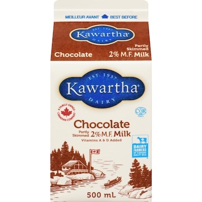 Kawartha Chocolate Milk 500 ml, $0.53/100ml