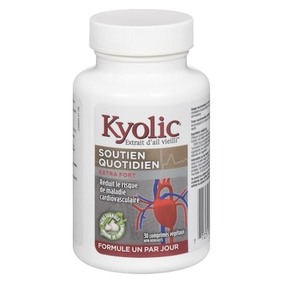 Kyolic Extrait d’ail vieilli, formule extra-forte 30 ea, 0,53 $/1ch
