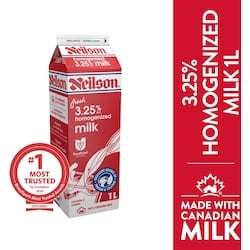 Neilson 3.25% Homogenized Milk 1 l, $0.38/100ml