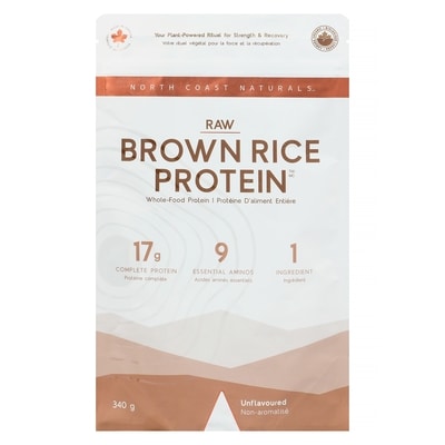 North Coast Naturals NCN BIO PDRE PROTEINE DE RIZ biologique 340 g, 6,76 $/100g