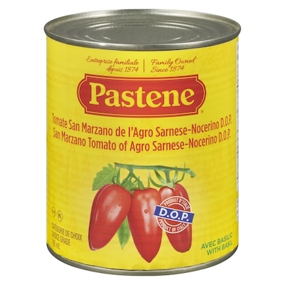 Pastene San Marzano Tomatoes 796 ml, $0.88/100ml
