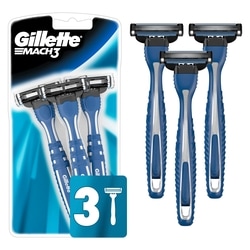 Gillette Rasoirs jetables pour hommes Mach3, emb de 3 3 ea, 4,50 $/1ch