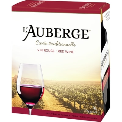 null L'Auberge Rouge Red Wine (ID required at pick-up) 4 l, $1.07/100ml