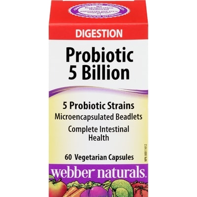 Webber Naturals Digestion Complete Probiotic, Multi Strain 60 ea, $0.26/1ea