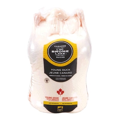 Canards du Lac Brome Canard frais 11,02 $/1kg 5,00 $/1lb